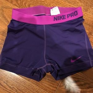 Nike Dri-Fit purple spandex.